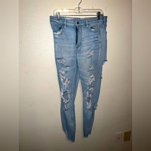 AE high rise jeggings